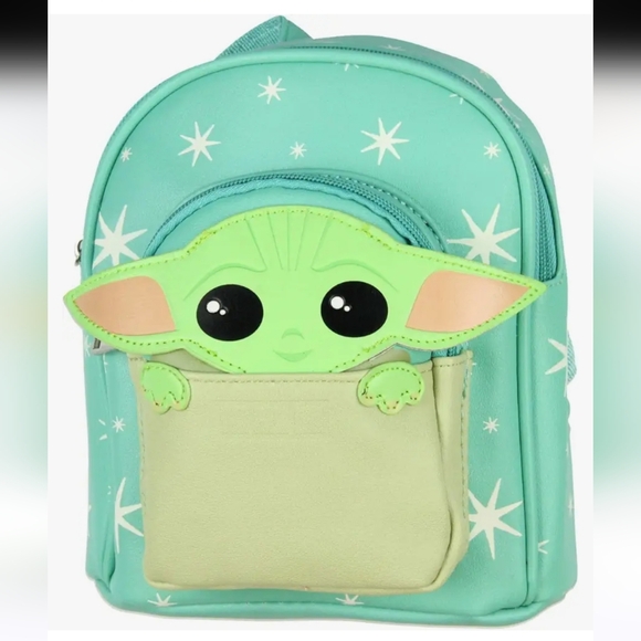 Bioworld Star Wars The Mandalorian Baby Ypda The Child Grogu Micro Mini Backpack - Picture 1 of 7